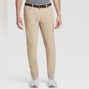 NWT All In Motion Men's Golf Pants Slim Moisture Wicking Quick Dry UPF- 36 x 32